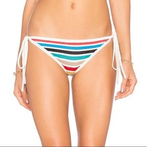 NWT Shoshanna Crochet Stripe Swim Bikini Bottom